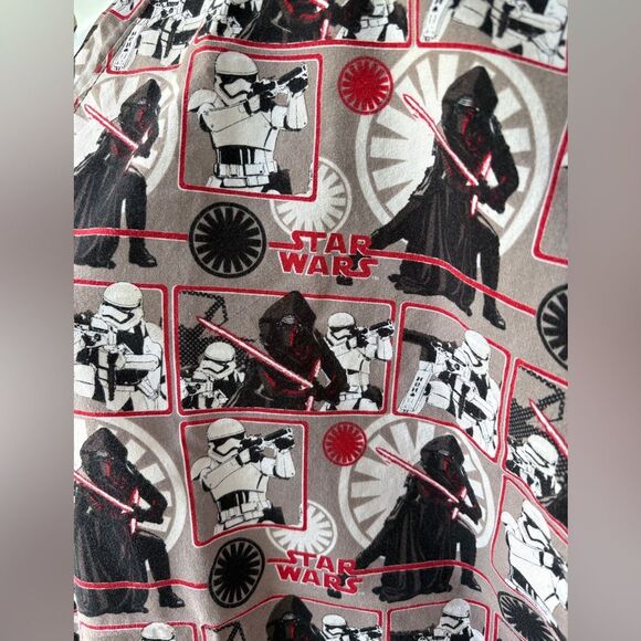 OOAK Star Wars Jedi Sith Stormtrooper Unisex Graphic Tunic Scrubs Top L XL 2XL - Picture 3 of 9